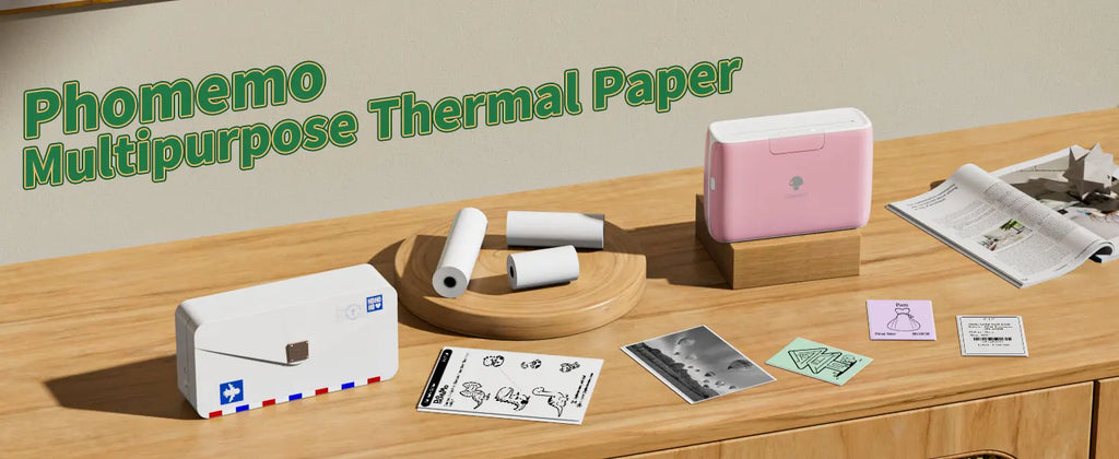 M04S Paper for M04AS Printer M03AS HD thermal Color Paper 80mm x 3.5m 3rolls Works in Phomemo M03/ M03AS/M04S/M04AS Printer