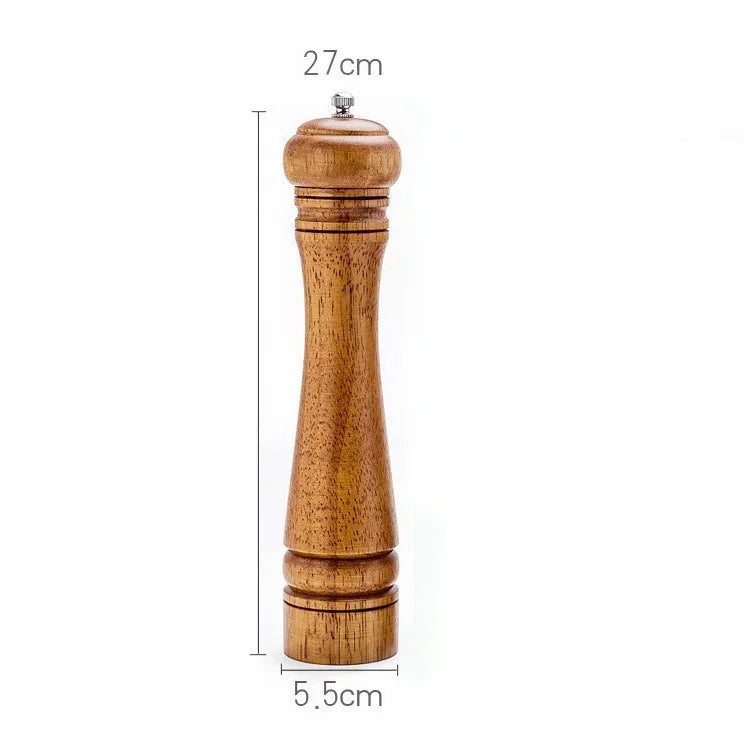 Wood Pepper Grinder,  Salt Mill Pepper Grinder, Salt Shakers with Adjustable Ceramic Rotor Wood Pepper Grinder for Your Kitchen