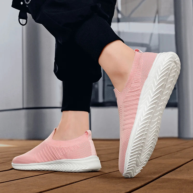 Men Vulcanize Shoes Mesh Men Shoes Lightweight Comfortable Men's Sneakers 2025 Autumn Fashion Slip on Flats Shoes Male Loafers