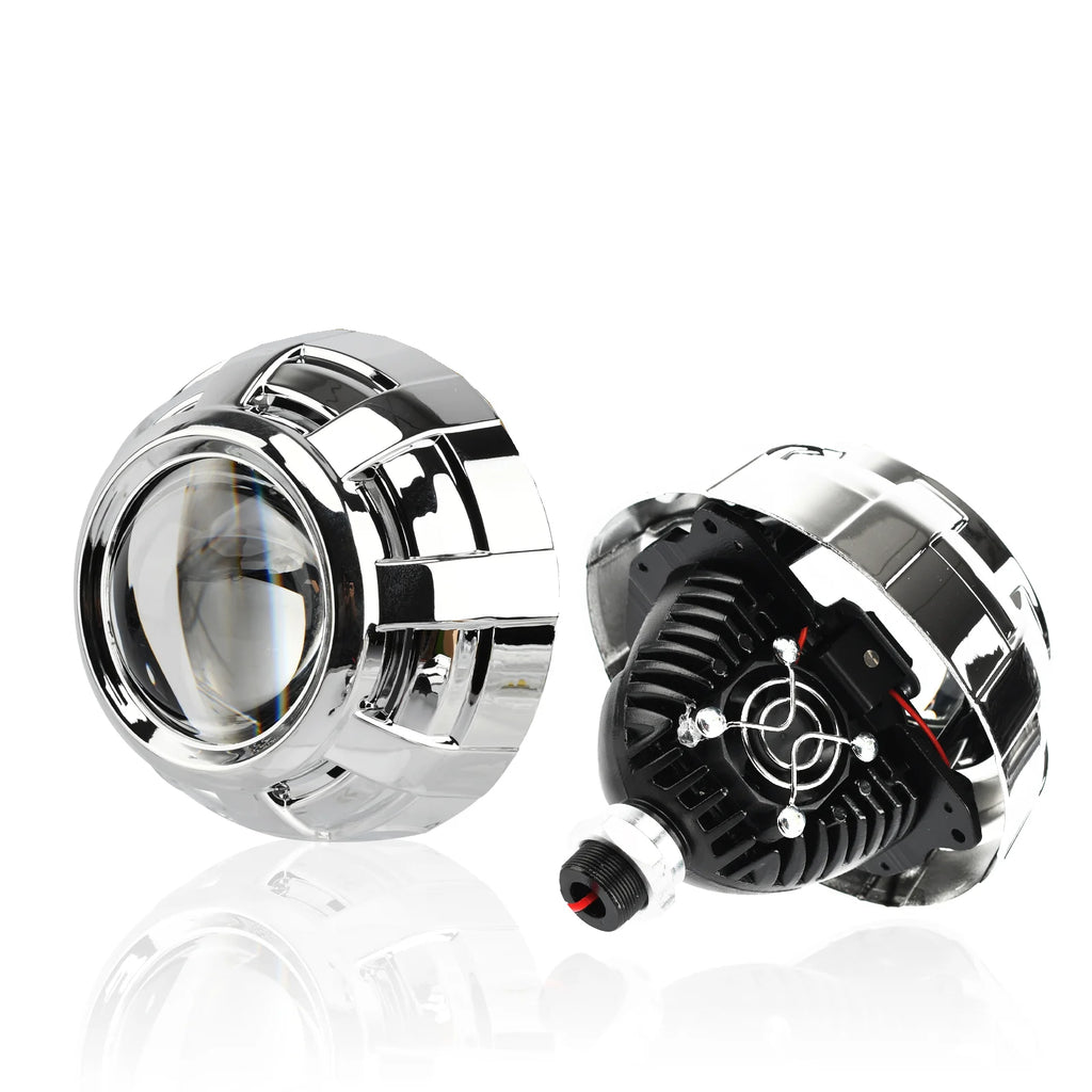 90W 2 PCS 3.0 Inch Blue Bi LED Projector Lens Universal Headlight Retrofit For H1 H4 H7 H11 Auto Light Headlamp Car Accessory