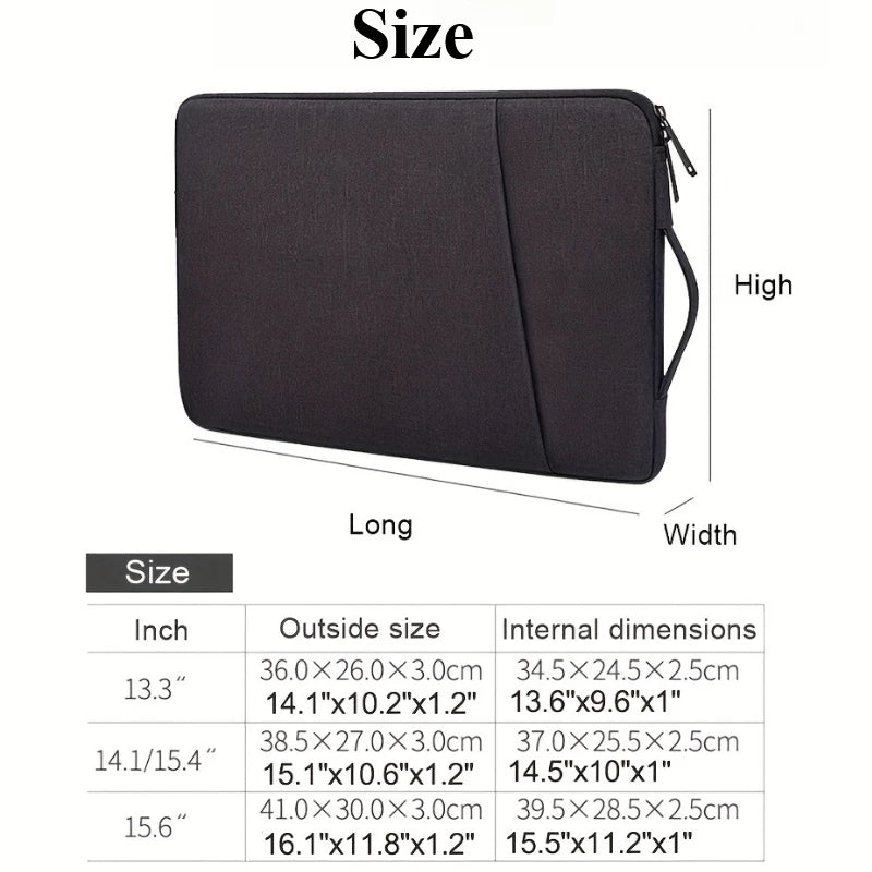 Laptop Sleeve Case With Handle 13.3/15.6 Inch Laptop Bag Cases Laptop Accessories