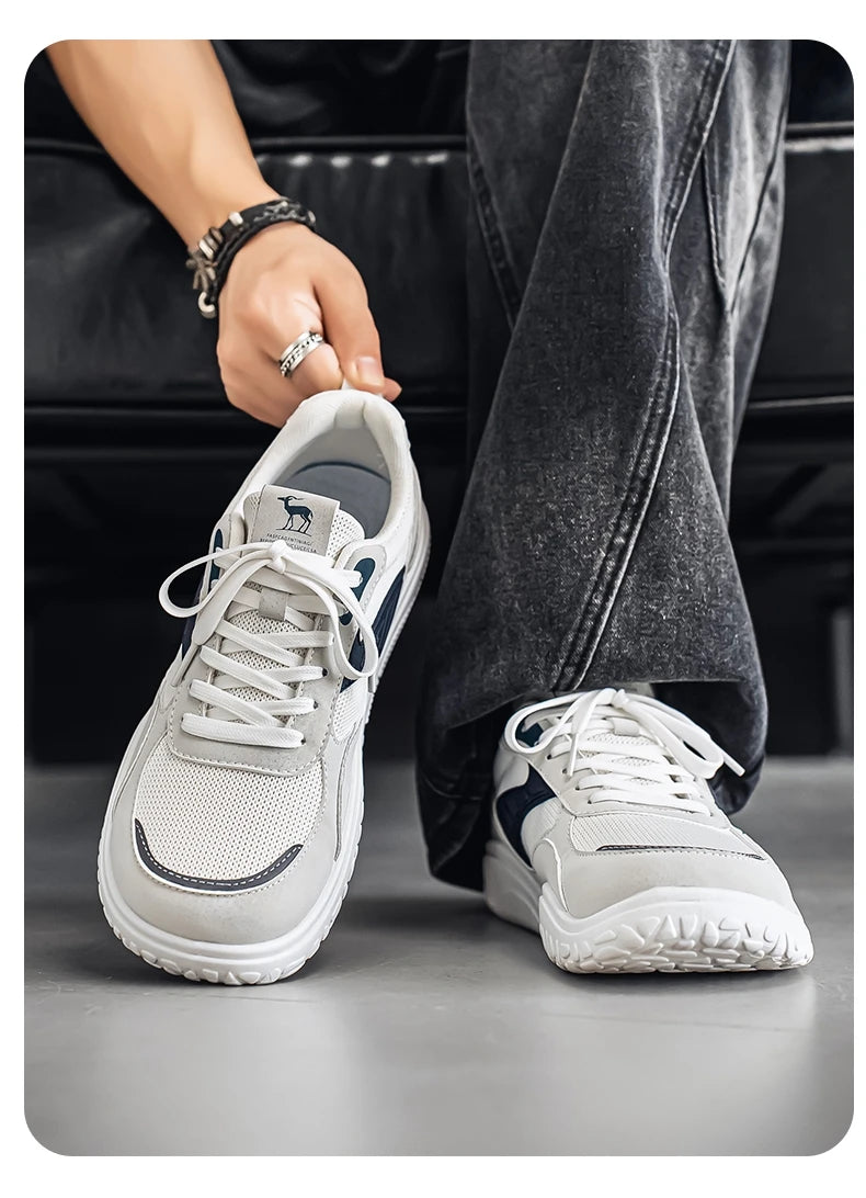 Mens Casual Shoes Wide Toe Box Outdoor Lightweight Running Sneakers Mesh Anti-slip Soft Fashion Men's Shoes