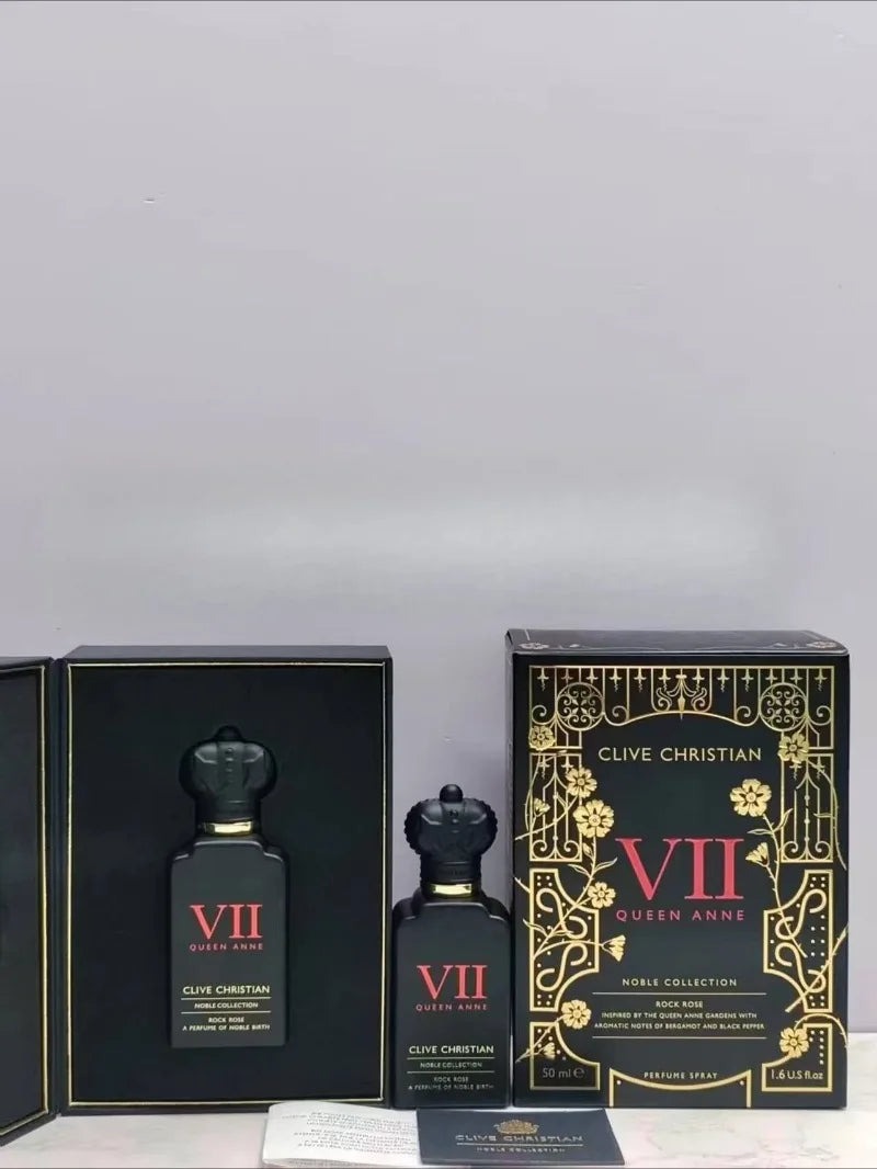 Clive Christian Unisex Perfume 50ml Long Lasting Blonde Amber Fresh Fragrance Jasmine Rose Sandalwood Amber Musk Elegant Scent