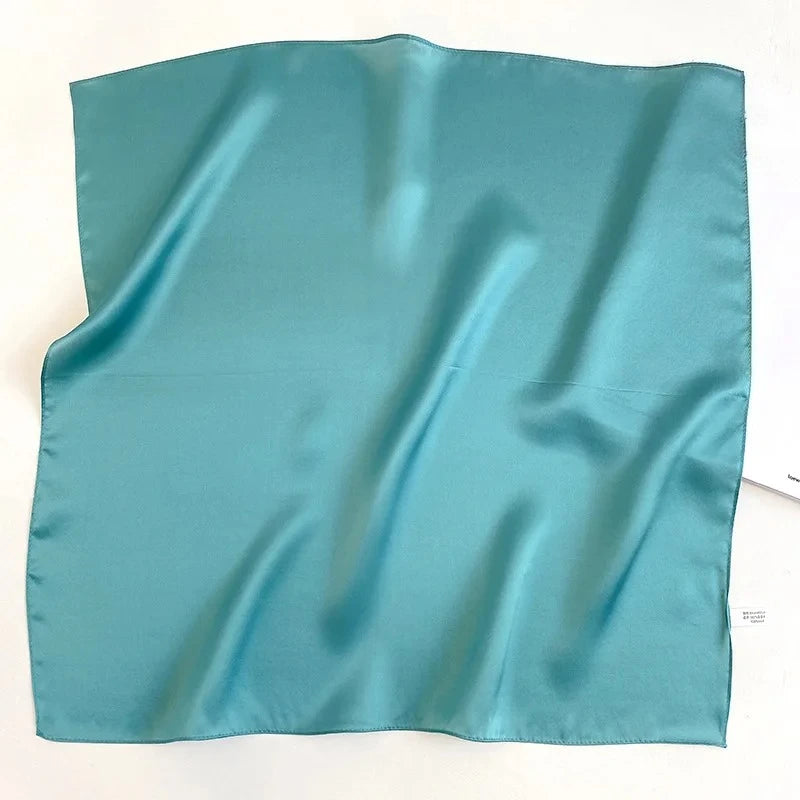 Nature Silk Neck Scarves Lady Foulard Lovely Strawberry Print 100% Real Silk Square Scarf for Women Bag Ribbon Hairband Kerchief