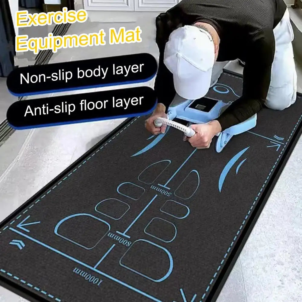 Abdominal Knee Mat Non-Slip Knee Mat Ab Roller Abdominal Exercise Mat 7mm Thick Floor Pad Sound Insulation Knee Pad for Gym