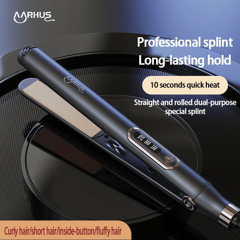 10 Seconds Fast Heating Hair Straightener Curler 2 in 1 For Xiaomi Professional Hairdressing Tools Hot Comb Hair Iron Brush