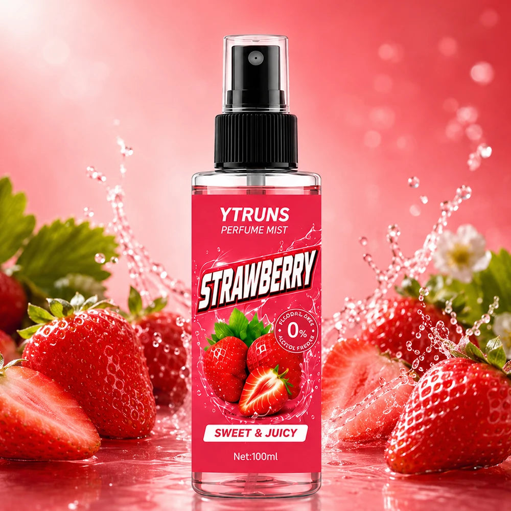 Fruit Perfume Spray, Fresh Fruity Fragrance, Long Lasting Light Scent, Portable Daily Perfume for Date, Office, Party and Travel