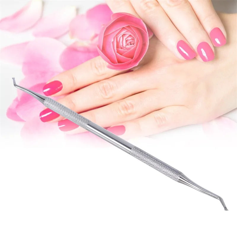 Nail Excavator Double Sided 13cm Reusable Nail Excavator Durable German Grade Stainless Steel Made