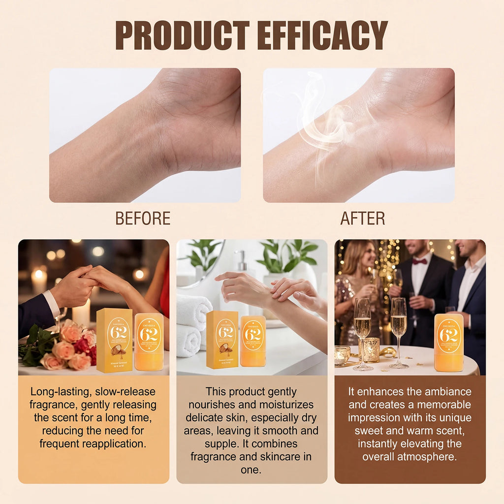 3 Jelly Solid Perfume Balm Set Natural Deodorant Scent Long Lasting Portable Travel Daily Commute Date Women Men Unisex