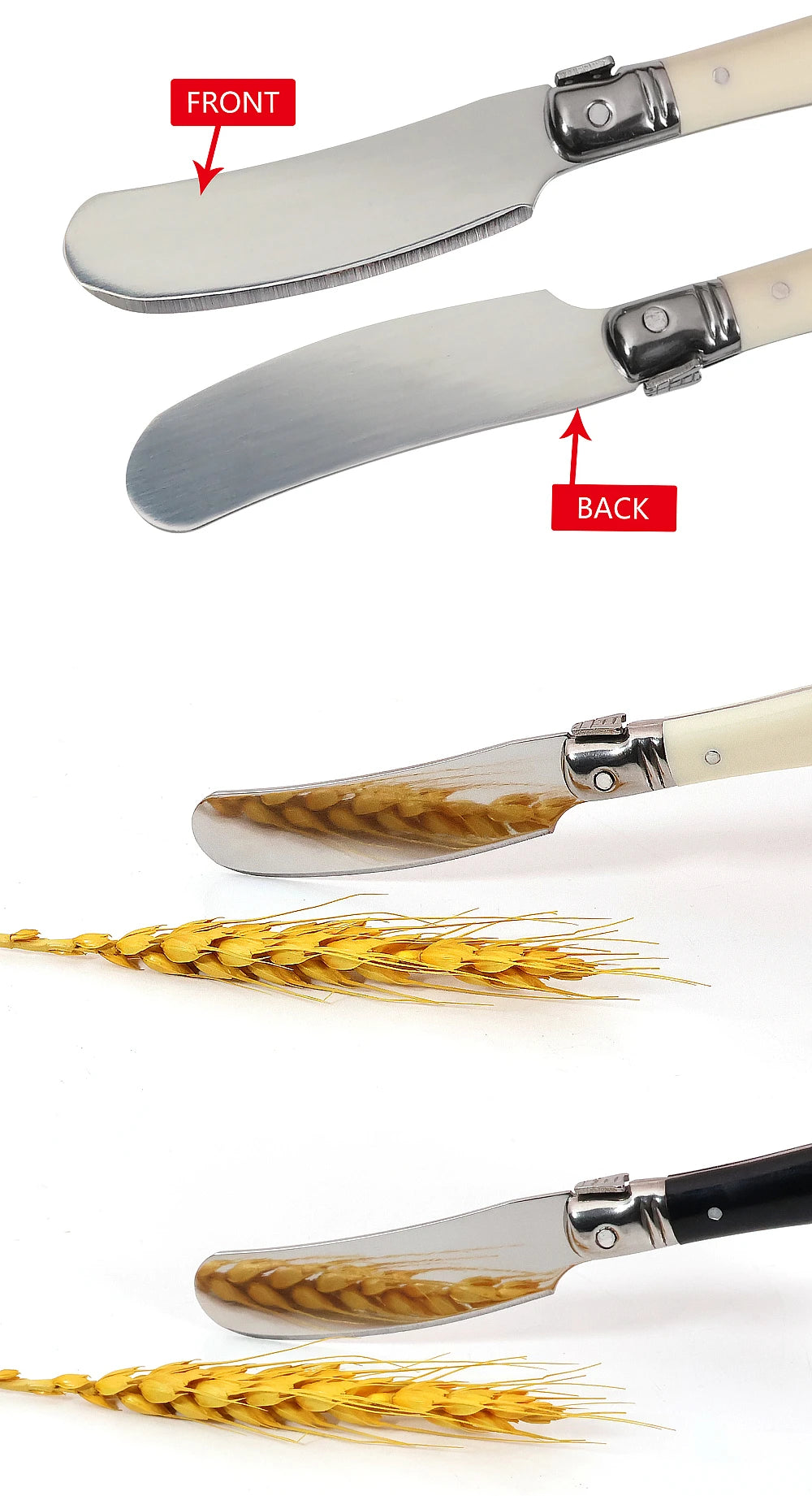 Jaswehome Butter Knife Cheese Dessert Spreaders Toast Breakfast Jam Knife Cream Knives Dessert Tools Kitchen Gadgets
