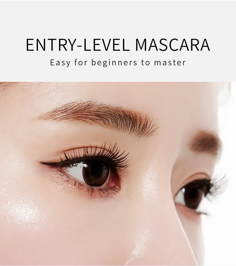 2in1 Double Ended 4D Silk Fiber Mascara Waterproof Volumizing Curling Silver Tube Eyelash Enhancer For Long Lasting Lashes