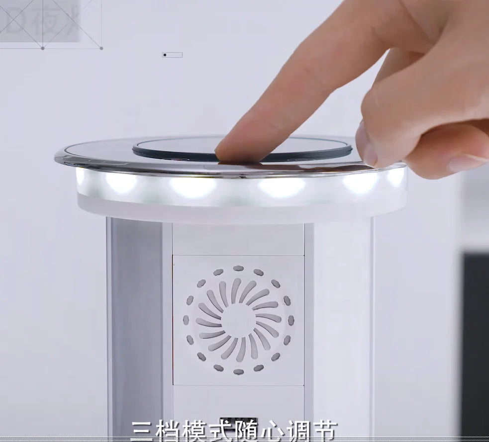 EU kitchen pop-up table socket, with wireless charger Protector intelligent desktop electric socket, automatic electric lift