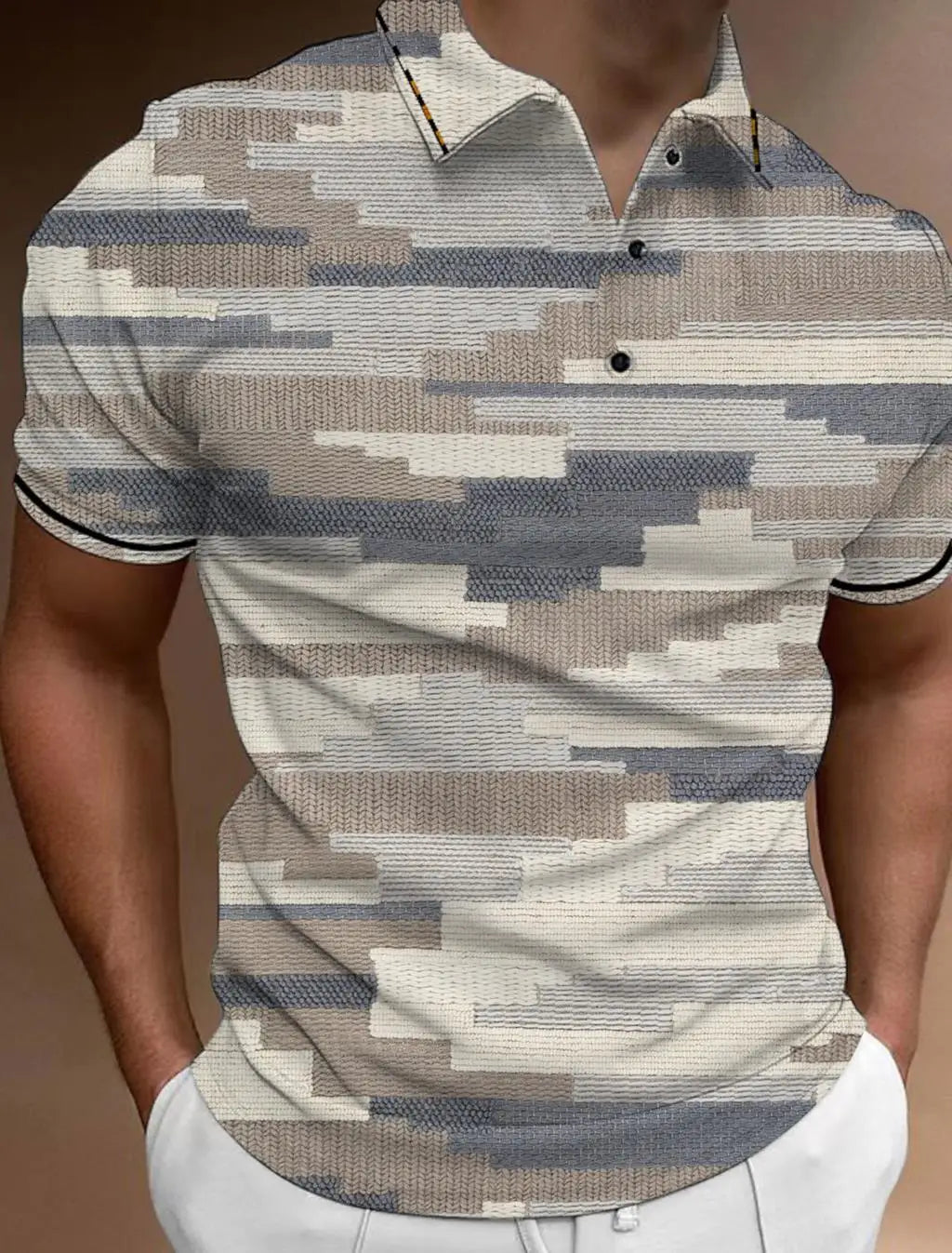 Fashion Men's Button Polo Shirts Casual Summer Short Sleeve Men Male Polo Tee Shirt Men Tops Street Mans Golf Clothing Clothes