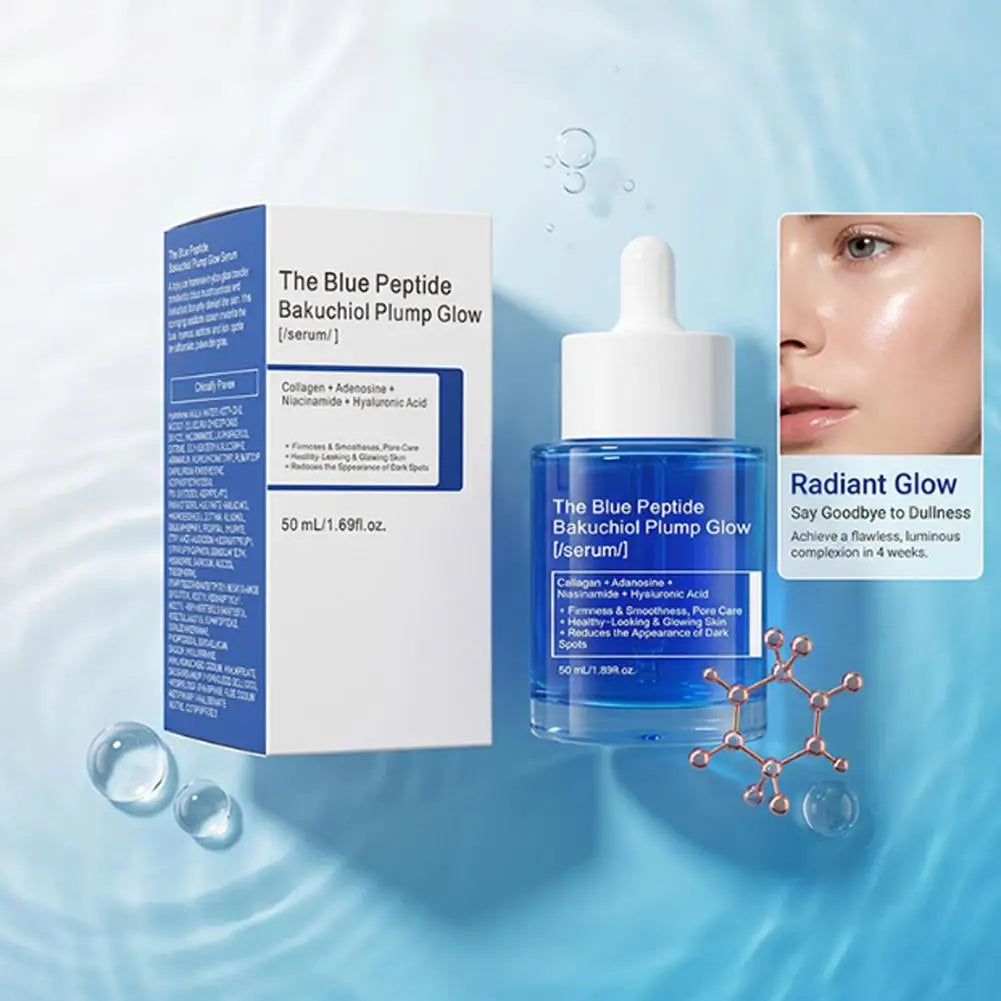 GHK-Cu Blue Copper Peptide Essence Liquid 50 ml Blue Copper Peptide Bitter Nutmeg Phenol Essence Liquid Plump and Full