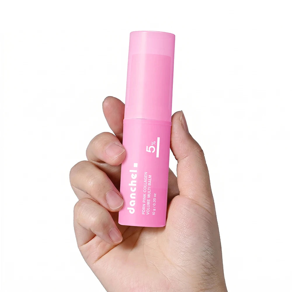 PDRN Pink Collagen Volume Multi Balm Stick Anti Aging Firming Cream Reduce Fine Lines Under Eye Neck Forehead Smile Lines Care