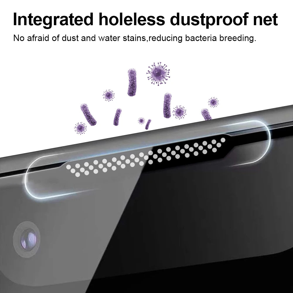 Original Luxury Full Cover Glass Screen Protector For iPhone 17 Air 16 E 15 Pro Max 14 Plus 13 12 11 16e 17Pro Phone Accessories