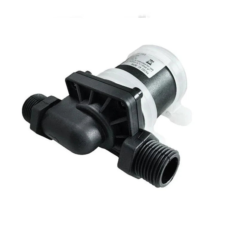 High Temperature Water Pump 12/24V DC Multifunctional Brushless DC Pump Booster Warm Air Water Cooled Circulation Pump 1/2" DN15