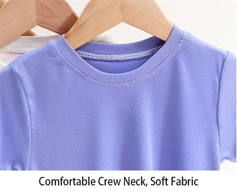 Kids’ Short-Sleeve Cotton-Blend T-Shirt
