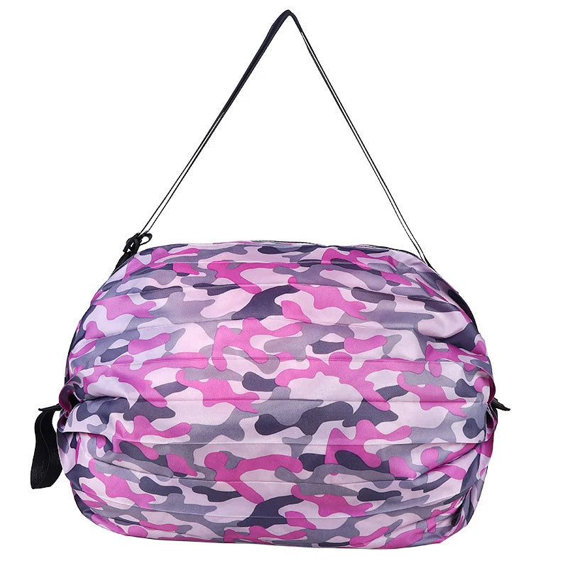 Portable Shopping Bag Large Capacity Foldable Storage Shoulder Bag Travel Handbags With Handle Outdoor EDC Camp Beach Bag