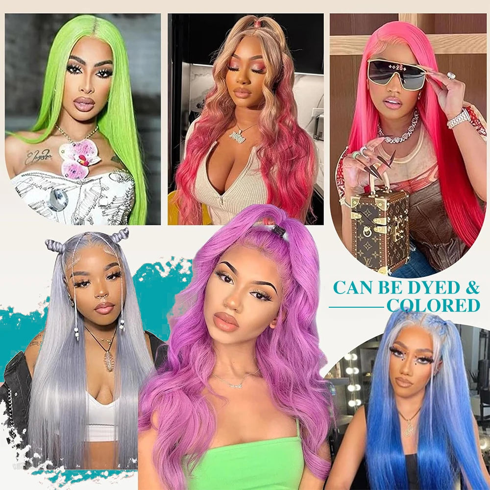 613 Blonde 30 40 Inch Bone Straight Human Hair Wig 13x6 Hd Lace Frontal Wig Brazilian 220 Density Colored Human Hair Lace Front Pre Plucked Wigs