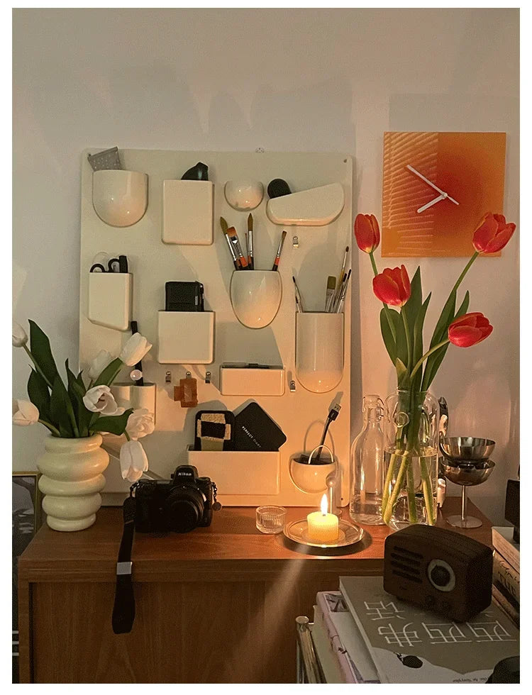 Wall Holder Offices Kitchens Organizer Desktop Shelf Nordic Wall Storage Rack Organiser For Workshops Bathrooms Children's Rooms