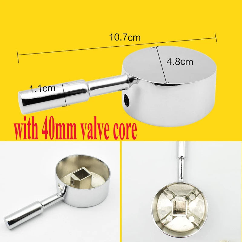 Bathroom Kitchen faucet accessories shower tank switch cold and hot water valve single handle Replacement Faucet Metal Handle