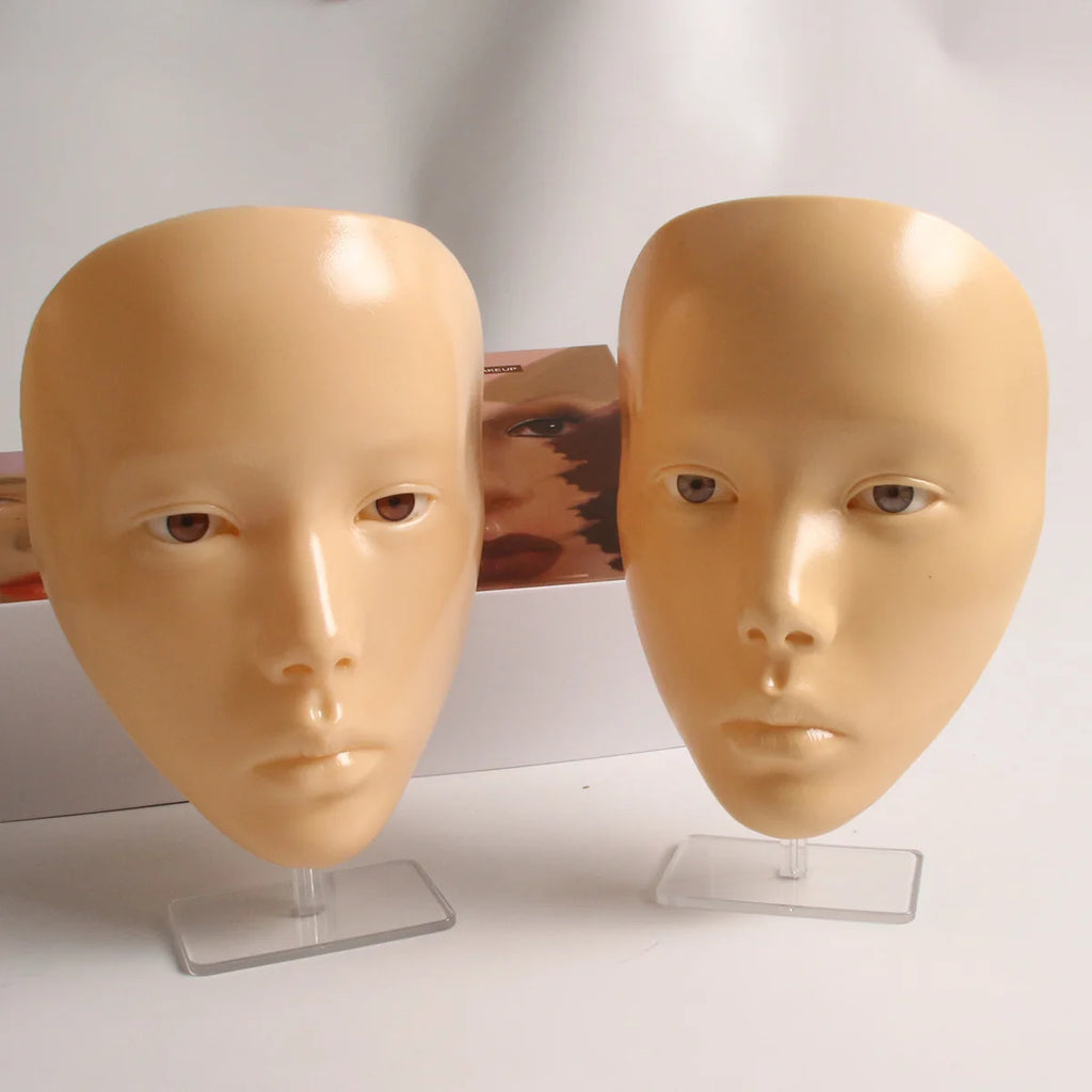 Makeup Full Face Practice Model 5D Silicone Bionic Skin Mannequin Eye eyebrow Eyelash Eyeshadow for beginner Makeup