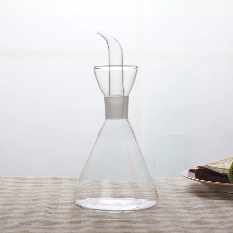 High Borosilicate Glass Oil Pot Household Leak-proof Oil & Vinegar Pots Kitchen Soy Sauce Pot Oil Tank Seasoning Oil Bottle