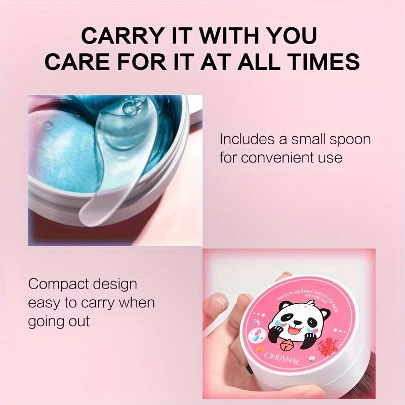 60 Pieces (30 Pairs) of Hydrating Eye Masks, Nourishing and Moisturizing the Skin Around the Eyes, Making the Skin Around the Eyes Smooth and Soft, Exquisite Eye Masks with a Two-Tone Design