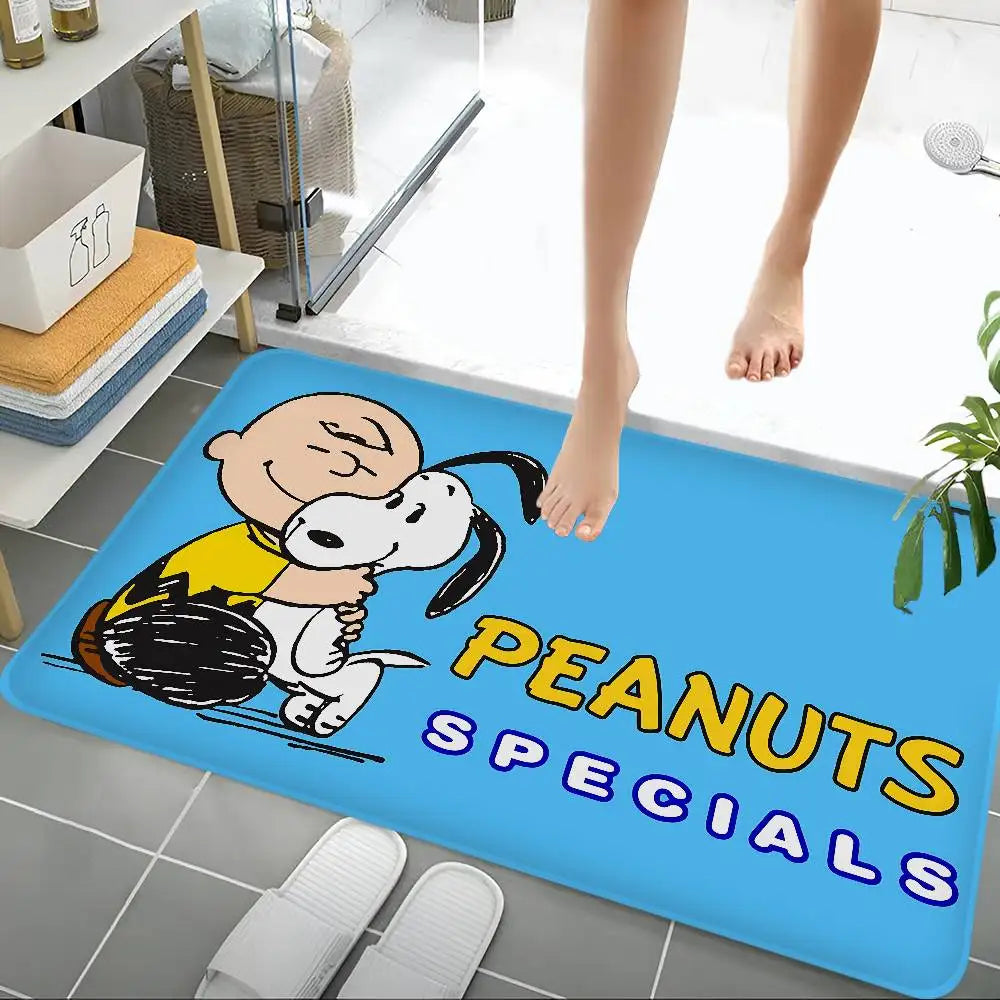 Cute Dog S-Snoopy Kitchen Mat Cheaper Anti-slip Modern Living Room Balcony Printed Modern Home Decor