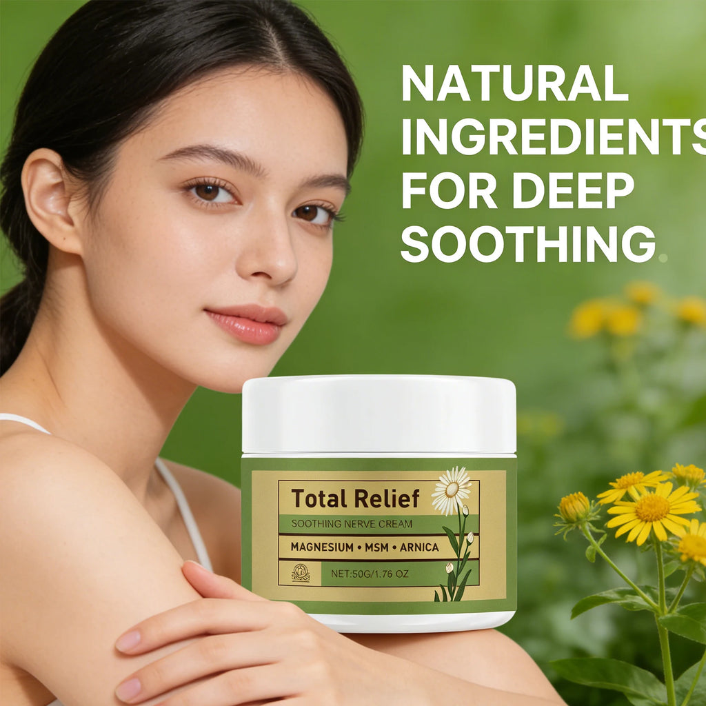 Magnesium Soothing Cream Nerves Relief Long-Lasting Hydration Prevent Drying Moisturizing Body Cream