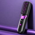Plastic Material Hair Straightening Comb 4-Speed Temperature Adjustment Easy Design Straightening And Curling Tool