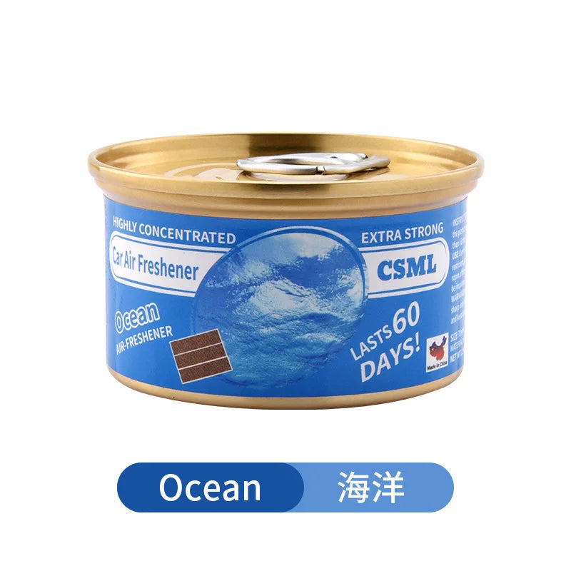 Best-selling Wooden Block Canned Car Aromatherapy Fragrance Paste Deodorizing Air Freshener High-end Solid Perfume