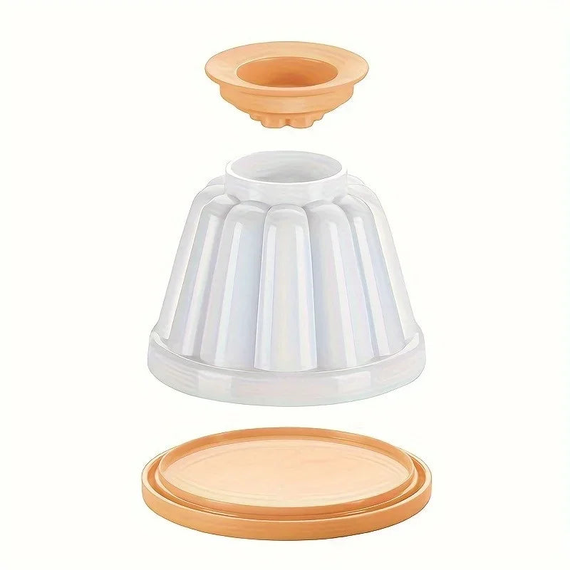 4pcs/set Pudding Molds, Mousse Cake Molds, Durable Baking Tools and Kitchen Gadgets