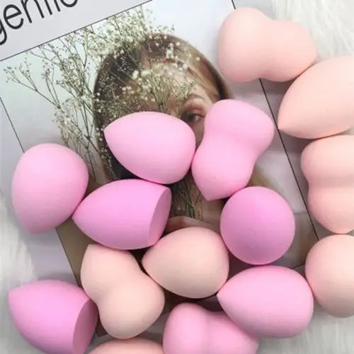 Colorful Mini Makeup Sponge Cosmetic Puff for Blending Foundation Powder Dry Wet Use Concealer Face Puffs Makeup Eggs Gourd Tool