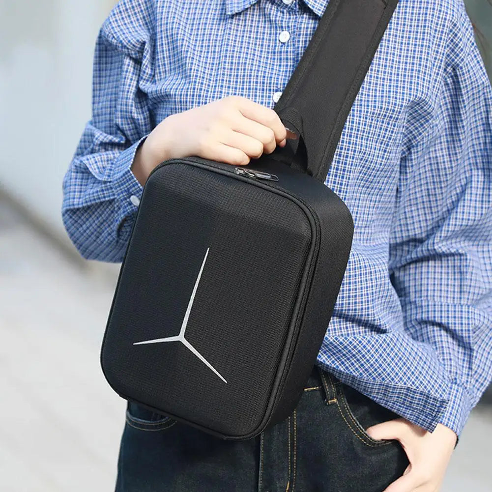 Carrying Case For DJI Neo 2 , Portable Drop Resistant PU Protective Shoulder Bag , Compatible With RC-N3/RC-N Remote Controller