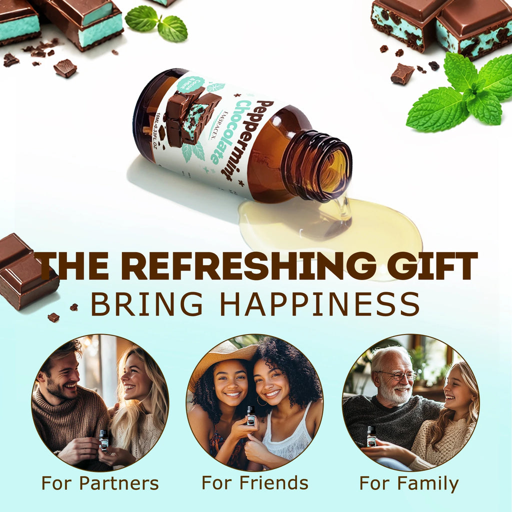 10ml Peppermint Chocolate Fragrance Oil Car Air Freshener Oil Diy Projects Candle Making Long Lasting Scent For Gifts