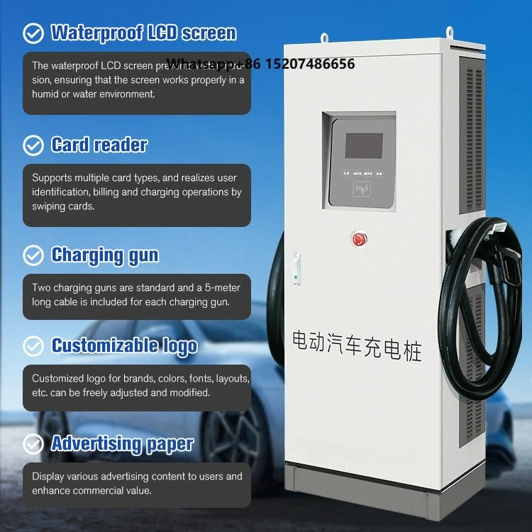 Dc Car Charger New Energy Charging Equipment Car Charging Pile 60kW 80kW 120kW 240Kw Fast Ev Car Public Charging Stations