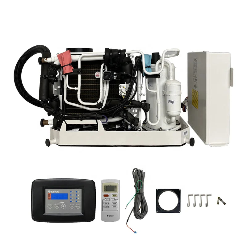9000BTU Self-Contained AC Marine Air Conditioner Heating Cooling System For Boats