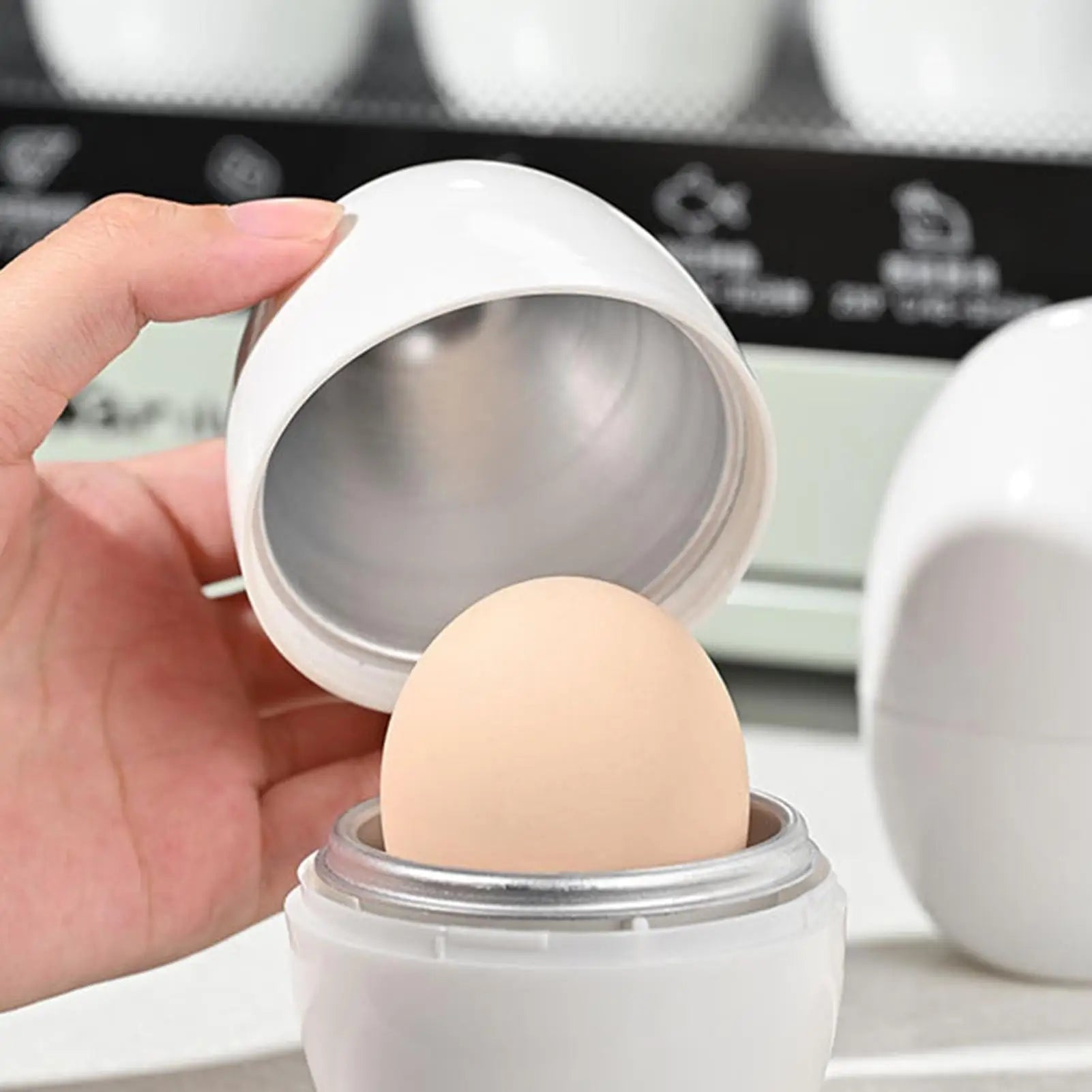 Microwave Boiled Egg Cooker For Hard Soft Rapid Eggs Kitchen Gadgets For Quick Egg Boiling Cooking Accessories
