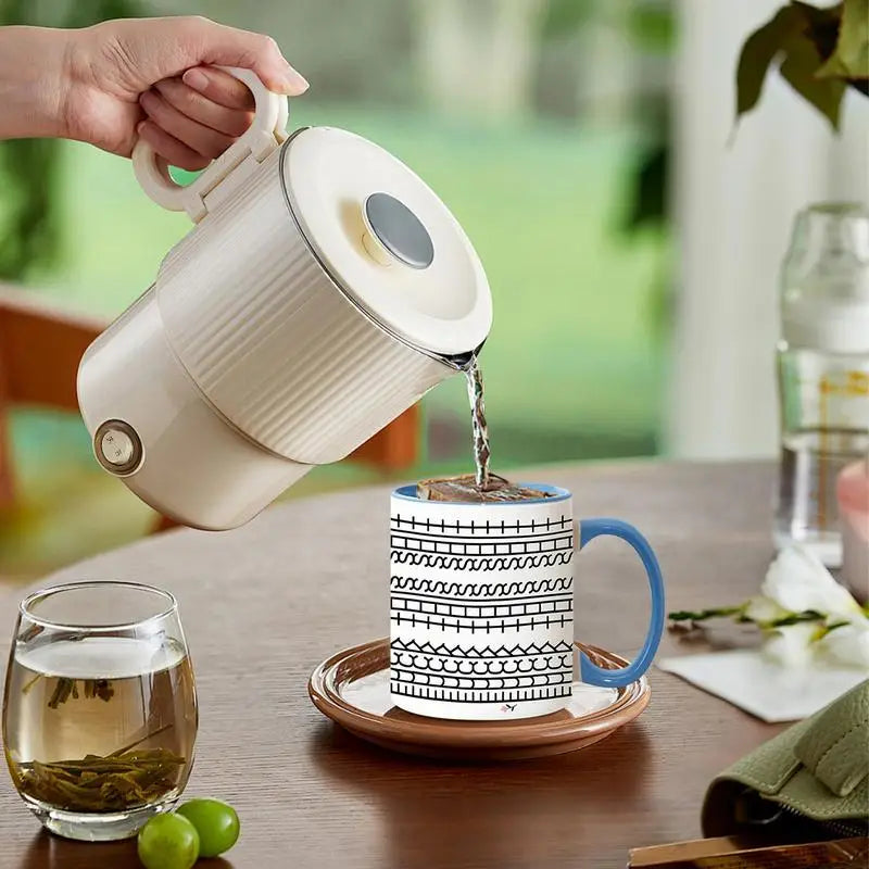 Ceramic Cup Microwave-Safe Coffee Mug Drinking Cup Desktop Ornament for School Study Living Room Daily Use Birthday Kitchen Home