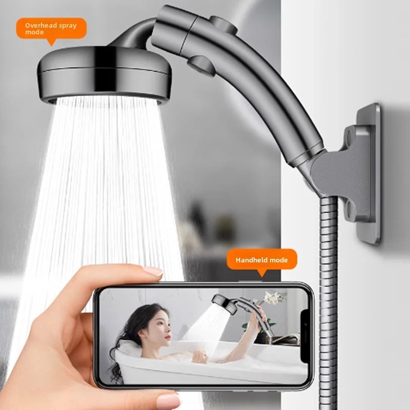 Oscillating shower head: Dual modes, one device, endless refreshment.
