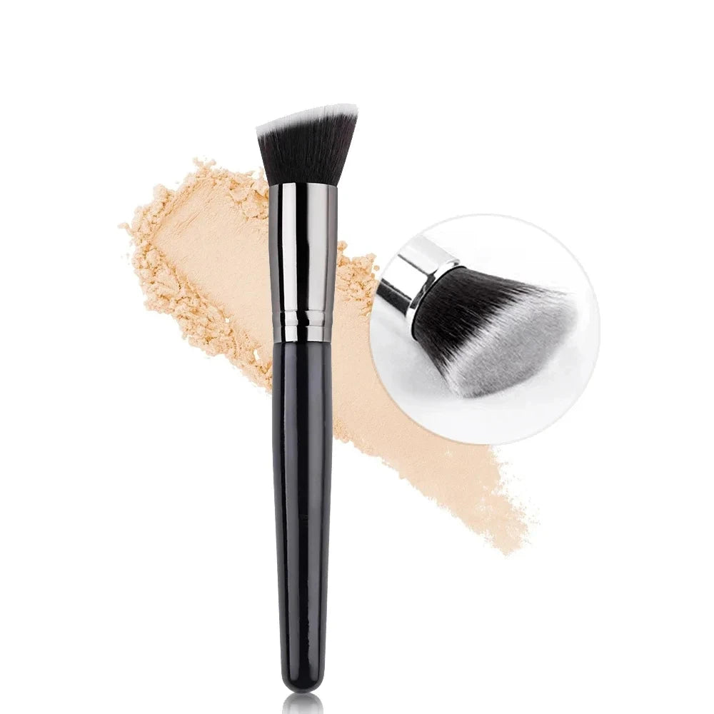 Ultra Thin Foundation Brush Lightweight and Thin Face Contour Brush Flat Contour Brush Blending Foundation Cream Makeup Brushes