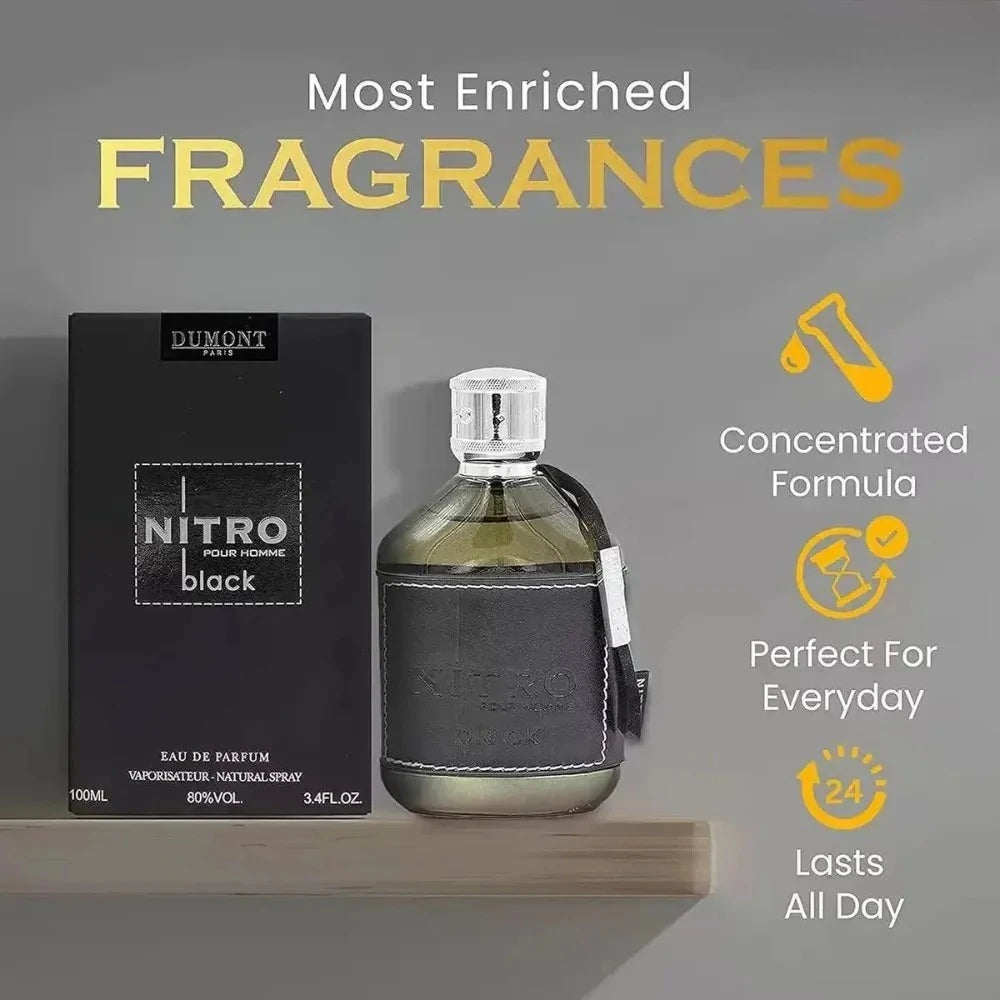 Men's Eau de Parfum, Oriental Woody Spicy Fragrance Spray, Long Lasting Scent for Daily Wear & Dating
