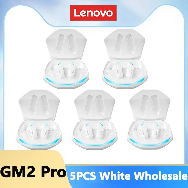 Choice Lenovo GM2 Pro TWS Wireless Bluetooth Headset Touch Control Mic Earbuds Headphones Noise Cancelling Air Pro Earphones