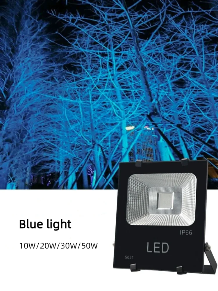 Led Spotlight Colorful Projector Lamp IP66 Outdoor Waterproof Tree Light 10/20/30/50W Garden Green Landscape Patio Lawn Lighting
