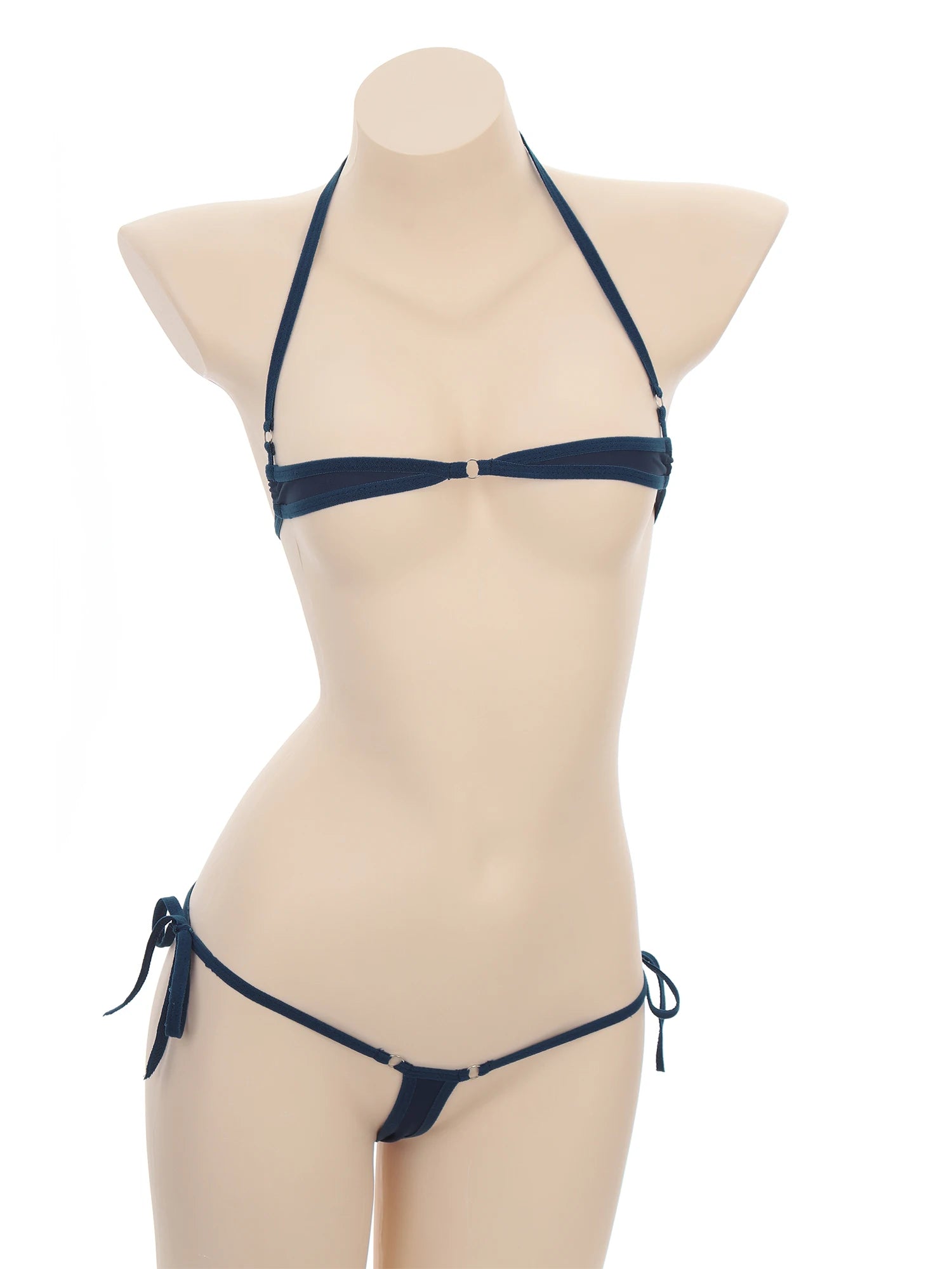 Bikini Swimsuit Outfits for Women Sexy Micro Mini Bikini Set Bandage Bra Thong Two Piece Swimwear Beachwear Bathing Suit Femme