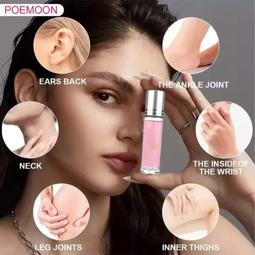 10ml Unisex Roll-On Eau De Toilette Fresh Natural Fragrance Pheromone Temptation Lasting Dating Mini Portable Ball Body Parfum