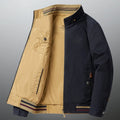 DIMUSI Autumn Men's Double-sided Military Jacket Casual Man Cotton Business Coats Fashion Men Multi-pocket Jackets Clothing 8XL