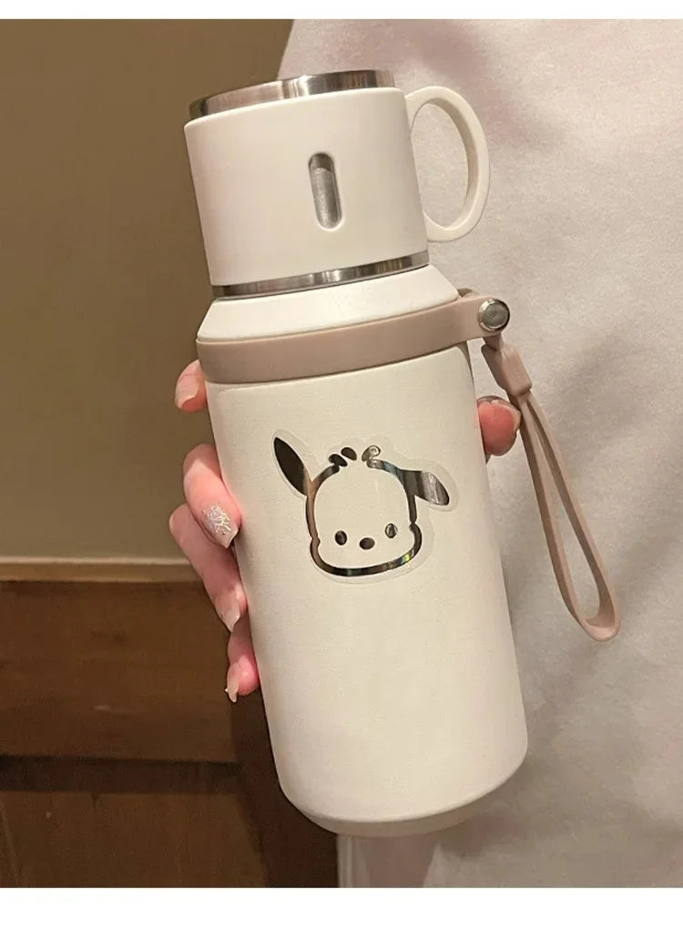 316 Stainless Steel 600ml Coffee Cup Travel Thermal Mug Leak-Proof Thermos Bottle Tea Coffee Mug Office Business Style Thermos L
